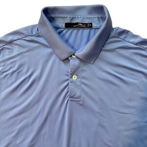 RLX Ralph Lauren Golf Polo Shirt Performance‎ Moisture Wicking Blue Mens XL